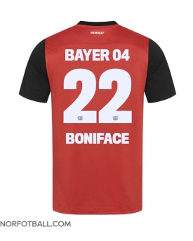 Billige Fotballdrakt Bayer Leverkusen Victor Boniface #22 Replika Hjemmedrakt 2024-25 Kortermet